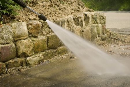 Southern pines pressure washing