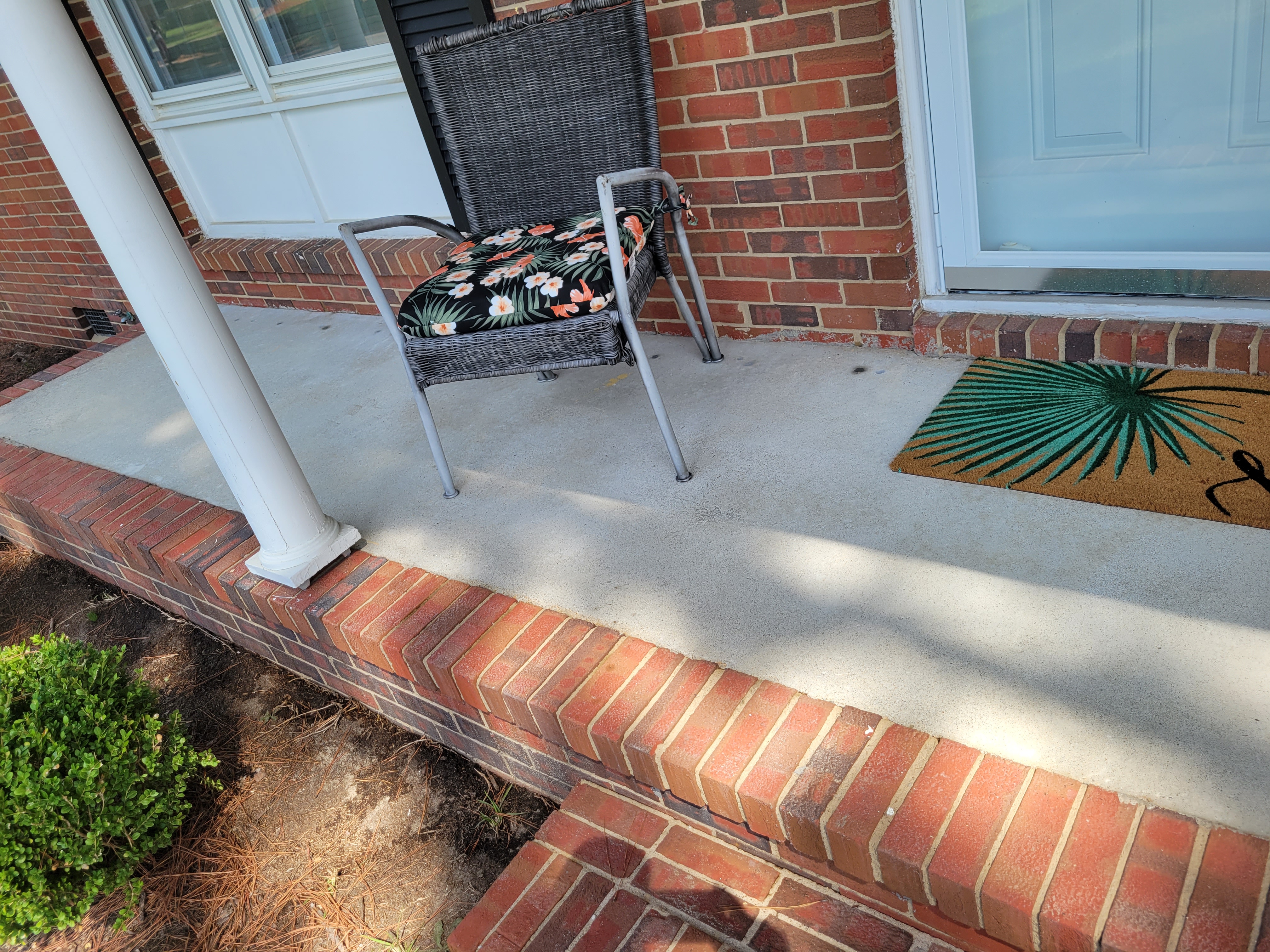 Rust Stain Removal from Front Patio in Fayetteville, NC