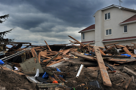 Storm hurricane cleanup